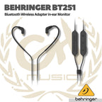 Behringer BT251 Bluetooth Wireless Adapter for In-Ear Monitors with MMCX Connectors