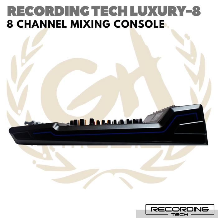 RECORDING TECH LUXURY 8 MIXING CONSOLE | Audio MIxer 8 Channel Luxury8