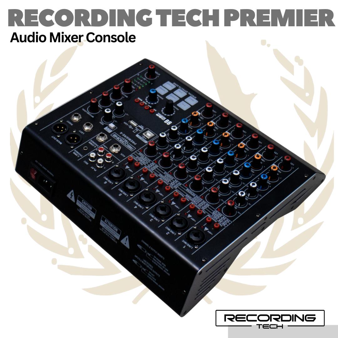 RECORDING TECH PREMIERE-6 Audio Mixer Console | Premiere 6