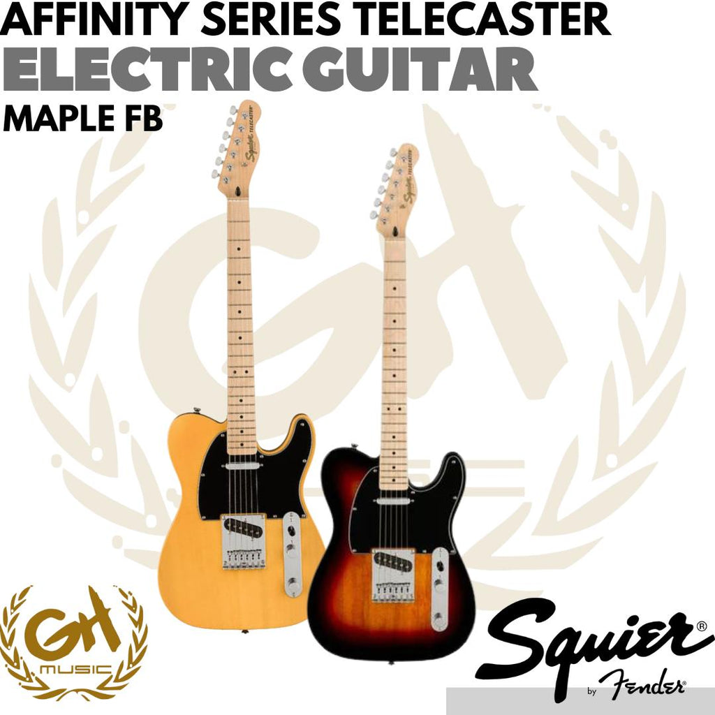 Squier Affinity Telecaster Electric Guitar, Maple FB - Gitar Elektrik