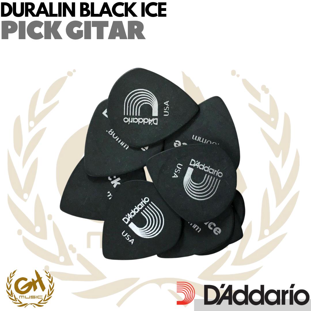 D'ADDARIO DURALIN DURAGRIP BLACK ICE - PICK GITAR BASS