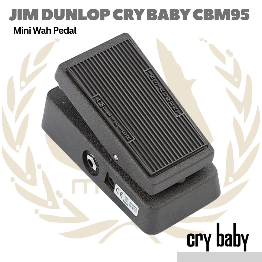 Jim Dunlop CBM95 Cry Baby Mini Wah Guitar Effects Pedal