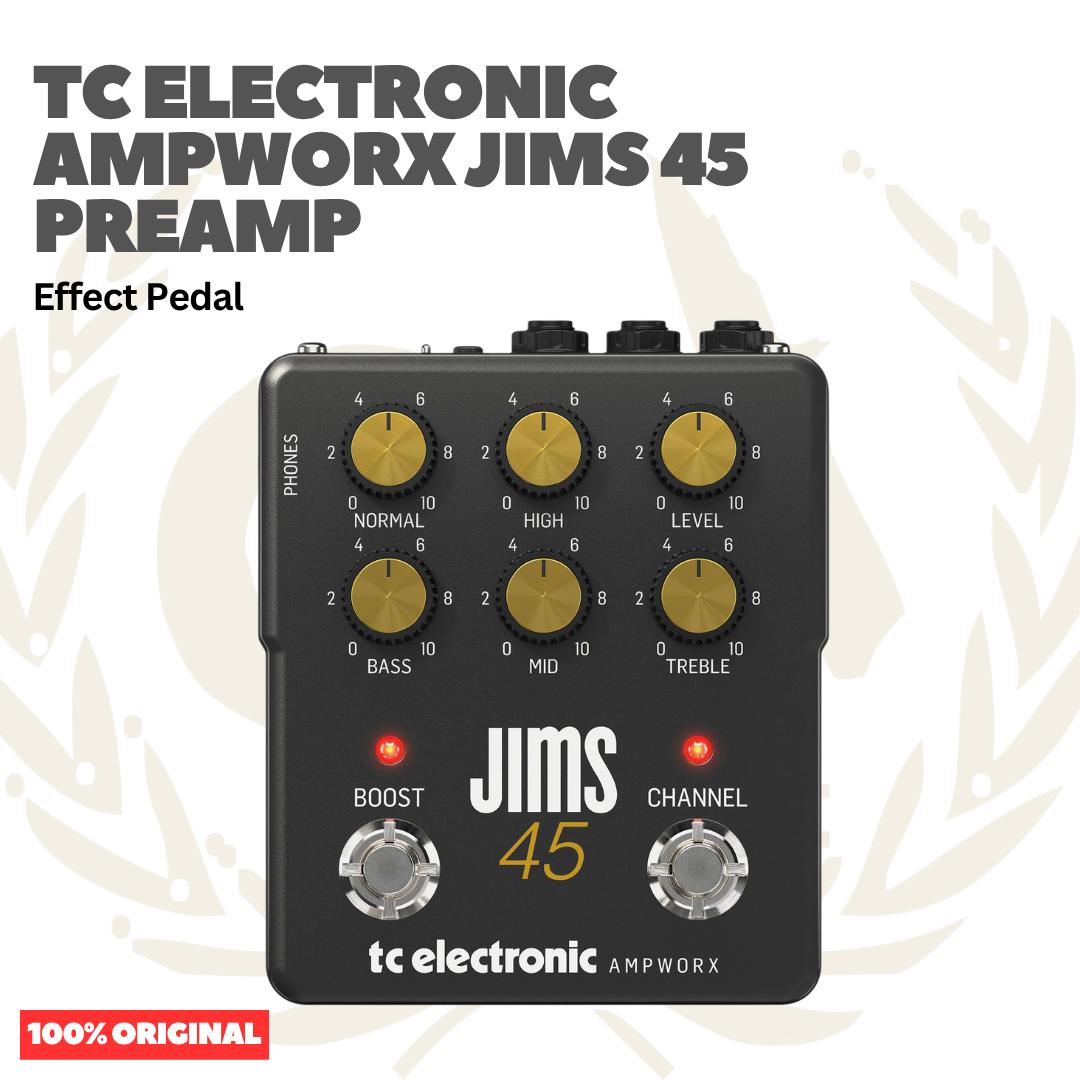TC Electronic Ampworx JIMS 45 Preamp Guitar Effect Pedal - Pedal Efek Gitar Bass