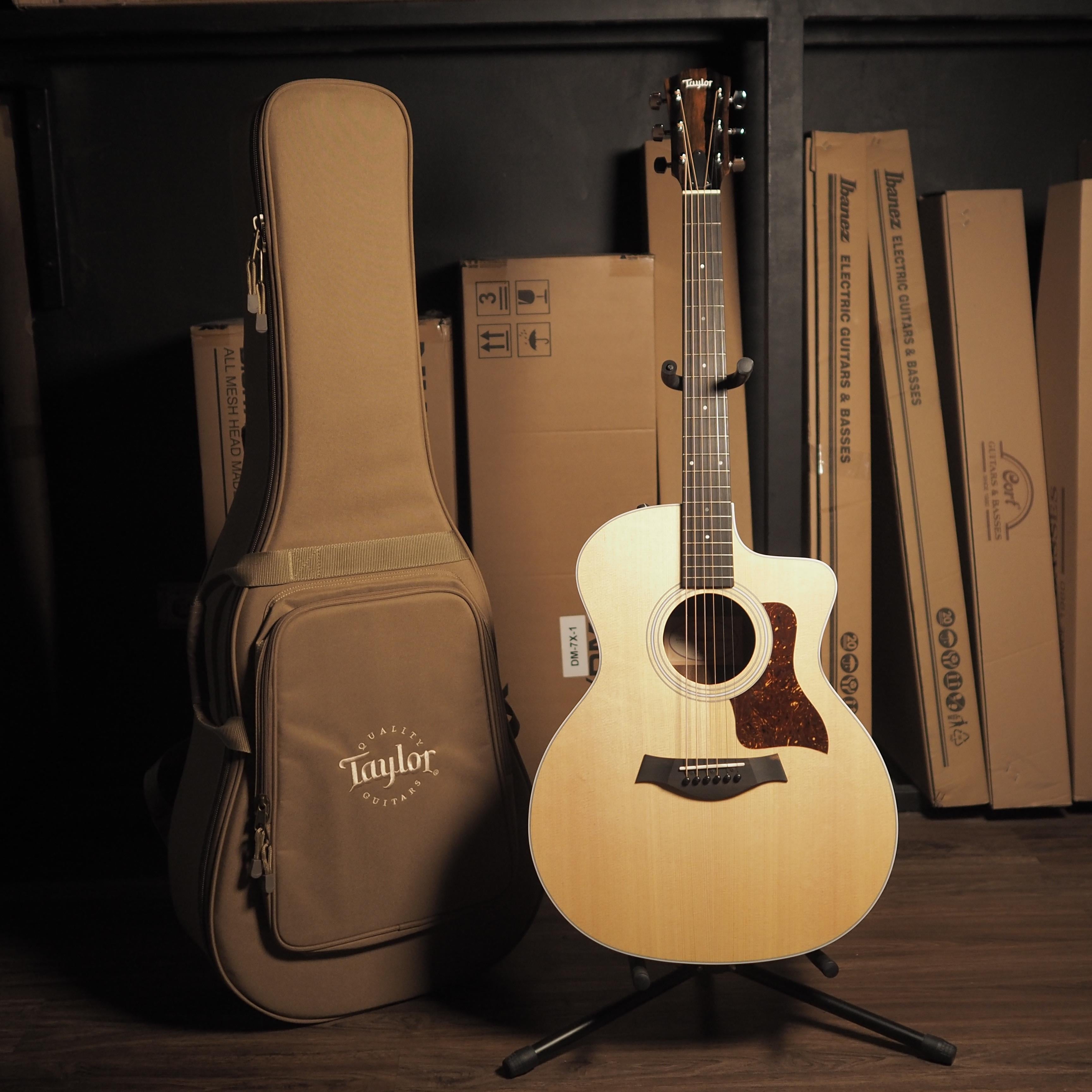 TAYLOR 214ce Rosewood/Spruce Grand Auditorium Acoustic Guitar | Gitar