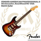 Fender American Professional II HSS Stratocaster Electric Guitar RW