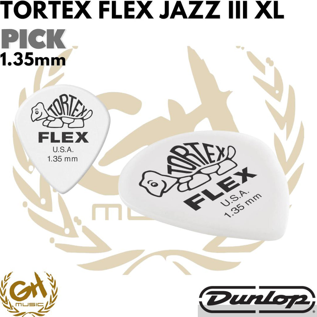 JIM DUNLOP Tortex Flex Jazz III XL Pick - Pick Gitar
