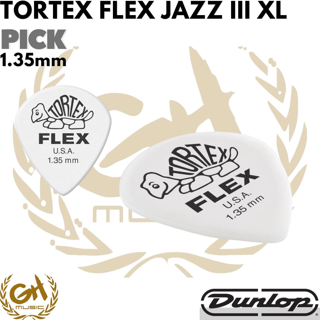 JIM DUNLOP Tortex Flex Jazz III XL Pick - Pick Gitar