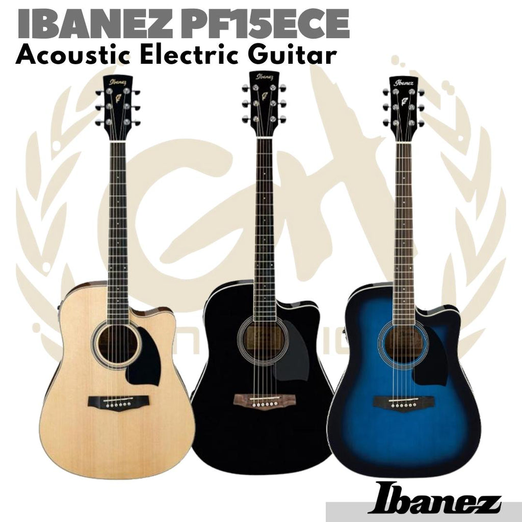 Ibanez PF15ECE Acoustic Electric Guitar | Gitar Akustik Elektrik