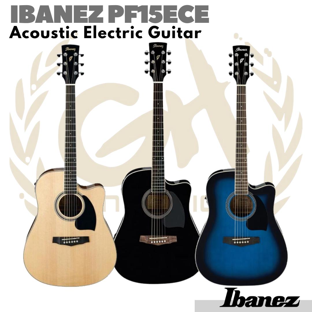 Ibanez PF15ECE Acoustic Electric Guitar | Gitar Akustik Elektrik