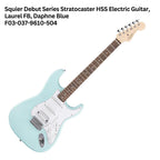 PAKET GITAR SQUIER DEBUT STRATOCASTER HSS ELECTRIC GUITAR - GUITAR PACK