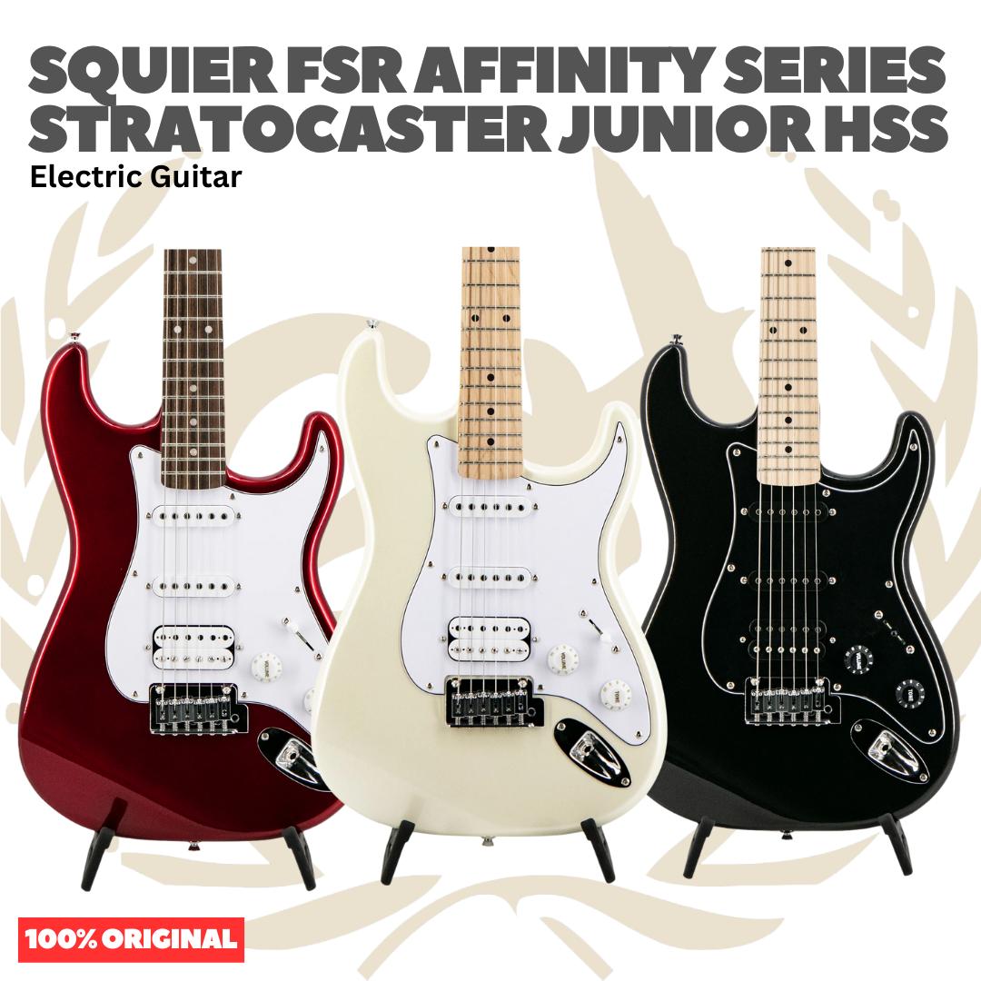 Squier FSR Affinity Series Stratocaster Junior HSS Electric Guitar - Gitar Listrik Elektrik Original Asli