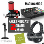 PAKET PODCAST 2 MAONOCASTER AM100 PLUS MIC