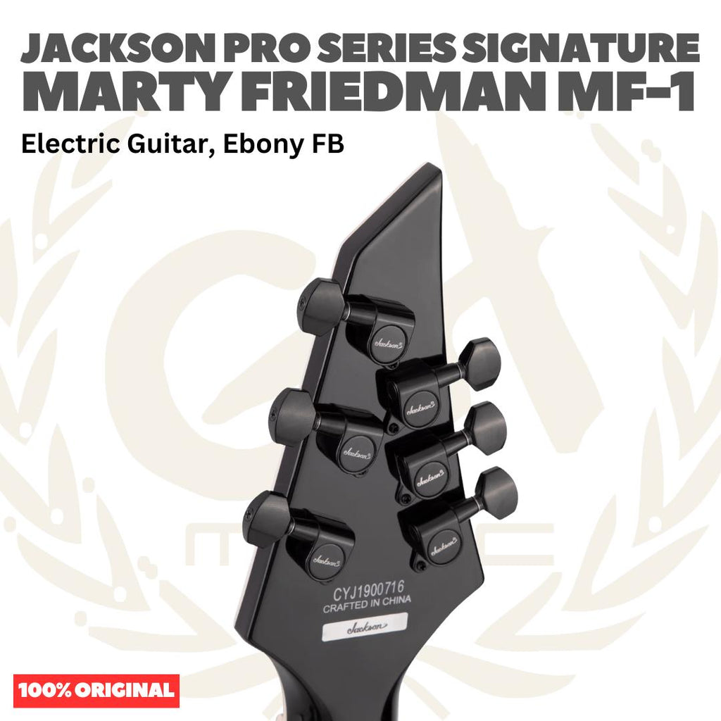 Jackson Pro Series Signature Marty Friedman MF-1 w/Signed Electric Guitar - Gitar Listrik Elektrik MF1 Signature