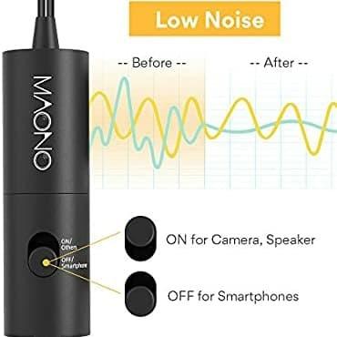 MAONO AU-200 DUAL LAVALIER Omnidirectional Clip On Mic HP DSLR Camera