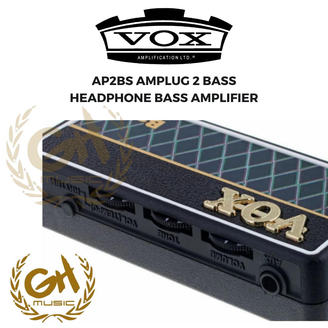 VOX AP2BS - AMPLUG 2 HEADPHONE AMPLIFIER BASS ELECTRIC