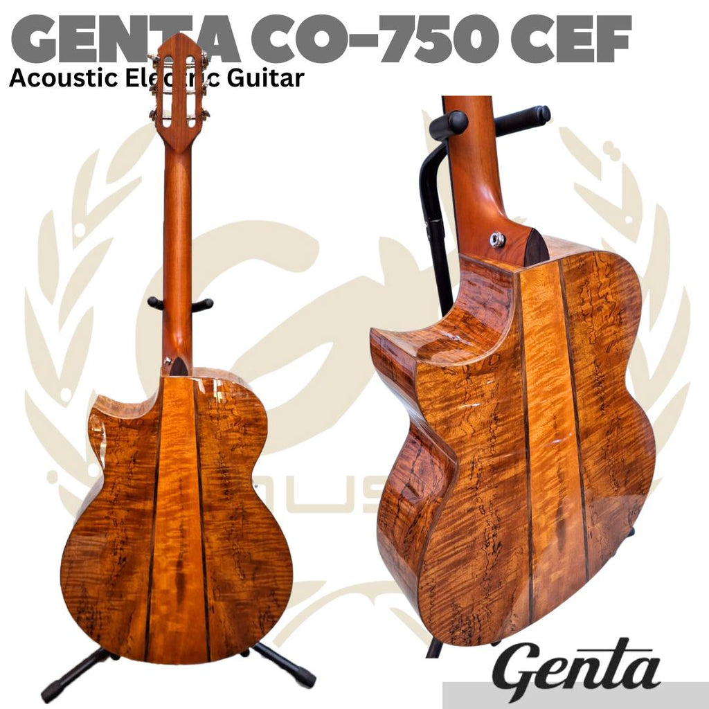GENTA CO 750 CEF Acoustic Electric Guitar | Gitar Akustik Elektrik