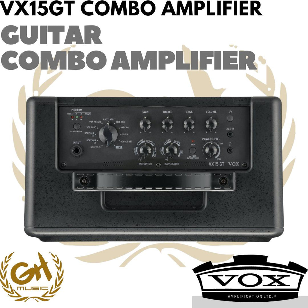 VOX VX15GT GUITAR COMBO AMPLIFIER - Ampli Gitar