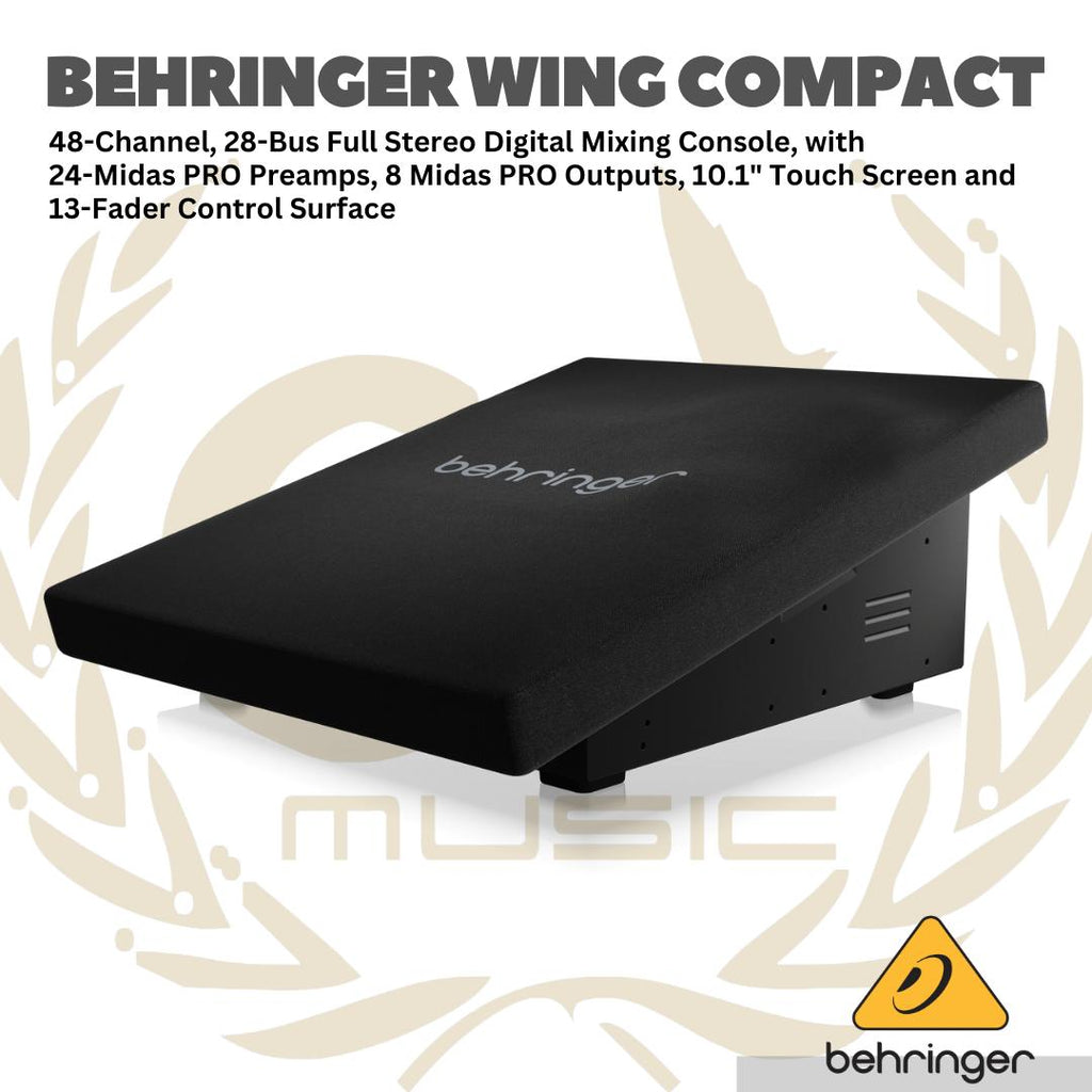 Behringer Wing Compact 48 Channel Full Stereo Digital Audio Mixer - 28 Bus Full Stereo Digital Mixing Console 13 Fader Control Surface Touch Screen
