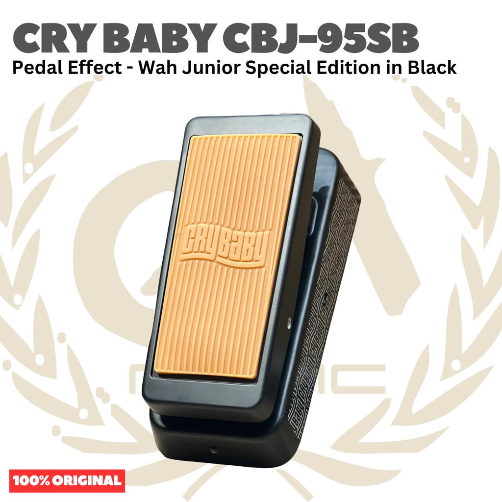 CRY BABY CBJ-95SB WAH JUNIOR Special Edition in Black Pedal Effect - Efek Pedal Gitar Bass Original Asli