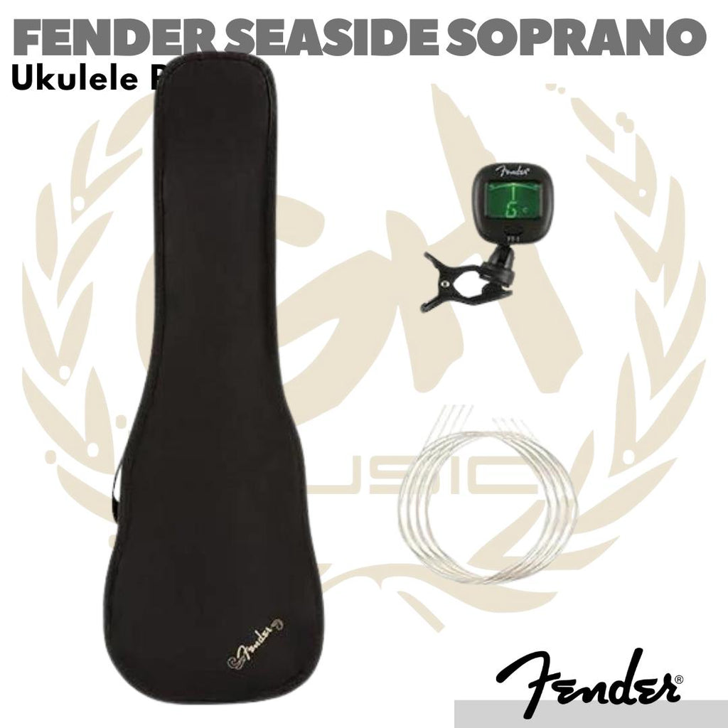 FENDER SEASIDE SOPRANO Ukulele Pack