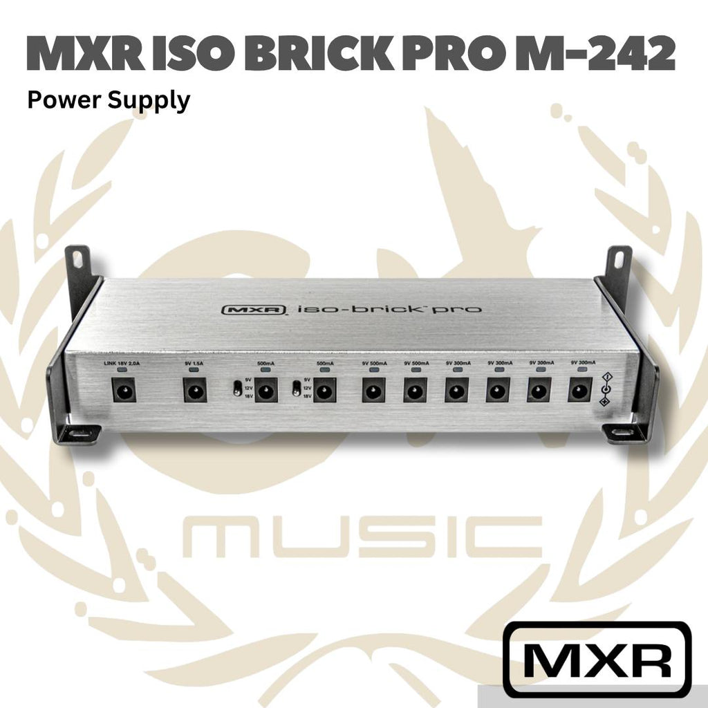 MXR ISO Brick Pro Power Supply Pro-US M-242 - Jim Dunlop Adaptor Efek Gitar M242