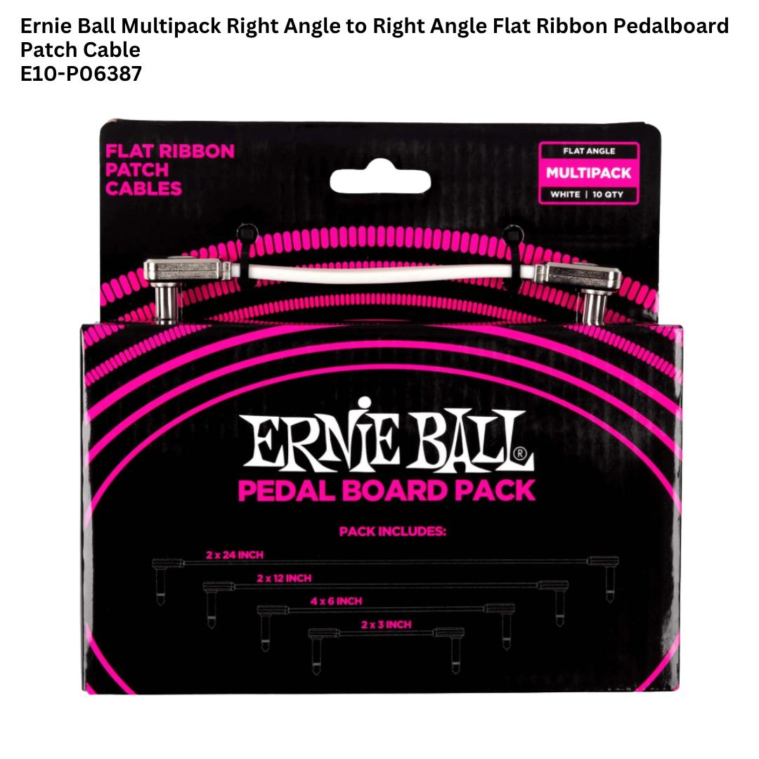 ERNIE BALL Right Angle Flat Ribbon Pedalboard | Kabel Jack Jumper