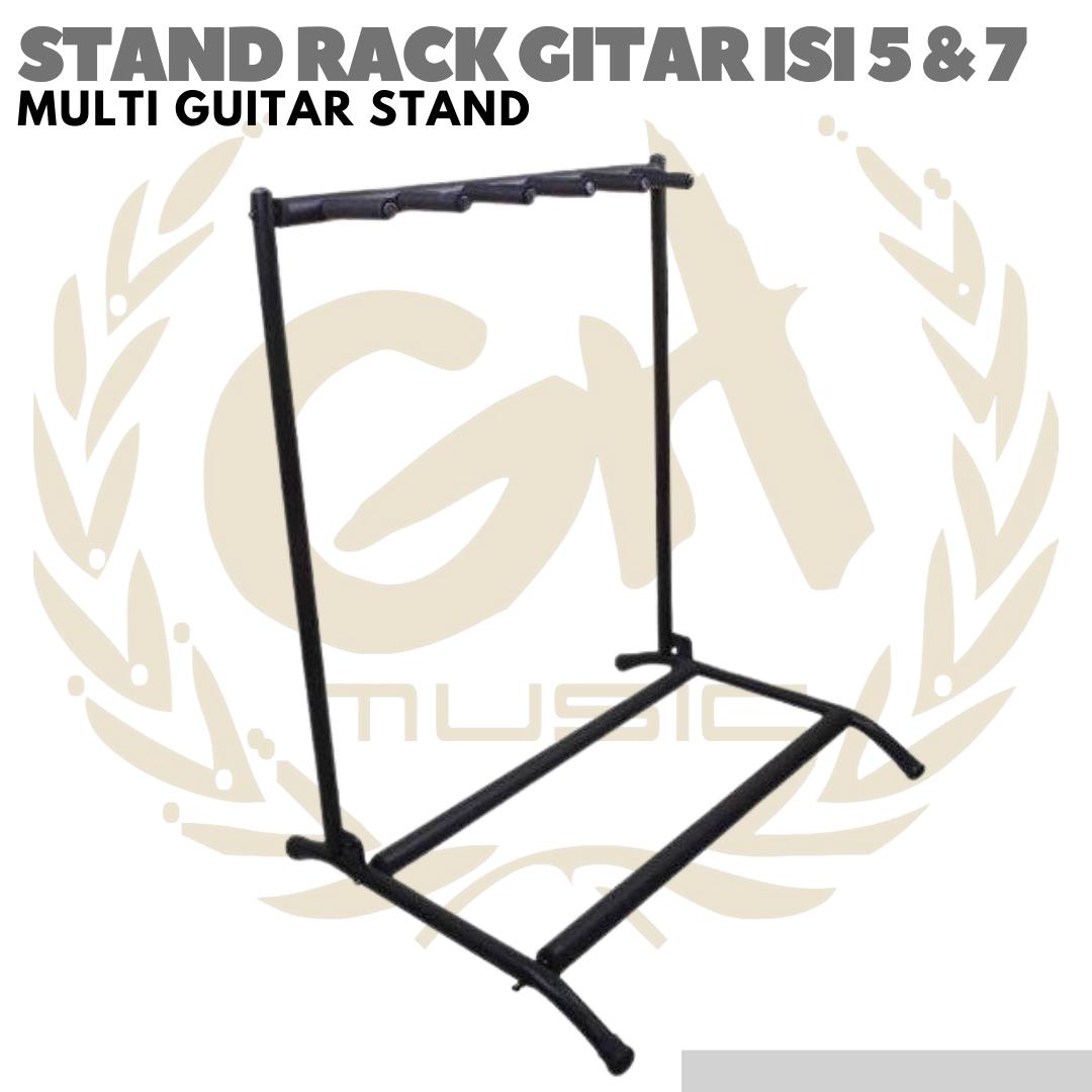 MULTI GUITAR BASS RACK STAND | Stand Gitar Isi 5 & 7 LK552