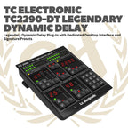 TC Electronic TC2290-DT Legendary Dynamic Delay - TC2290DT Plug in Efek Rekaman Recording Delay Interface TC2290 DT