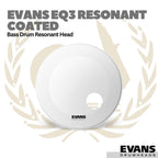 Evans EQ3 Coated Resonant Bass Drumhead - Membran Drum