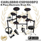 CARLSBRO CSD180BP2 ELECTRIC DRUM | DRUM ELEKTRIK + KURSI + HEADPHONE
