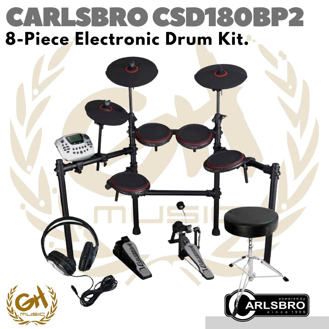 CARLSBRO CSD180BP2 ELECTRIC DRUM | DRUM ELEKTRIK + KURSI + HEADPHONE