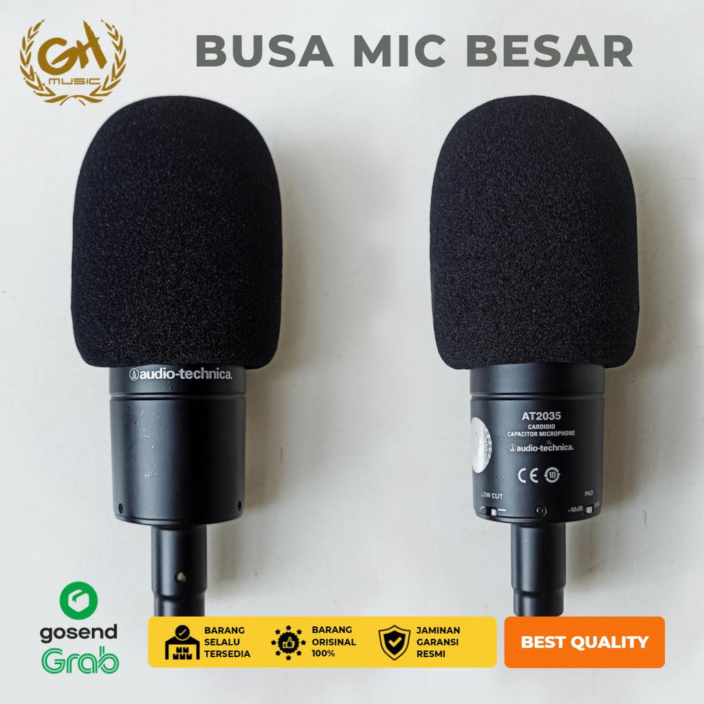 BUSA MIC WIND SHIELD FOAM CONDENSER MICROPHONE UKURAN BESAR