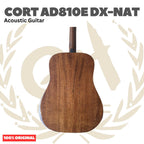 CORT AD810E DX-NAT Acoustic Guitar - Gitar Akustik Elektrik dengan Preamp AD810DX - AD810EDX Original Asli