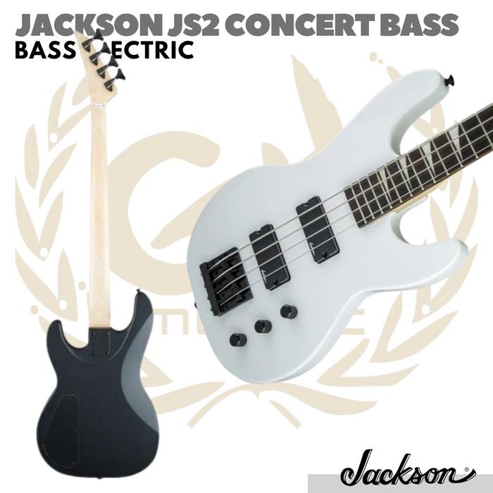 Jackson JS2 Concert Bass Electric | Gitar Bas Listrik Elektrik - SNOW WHITE