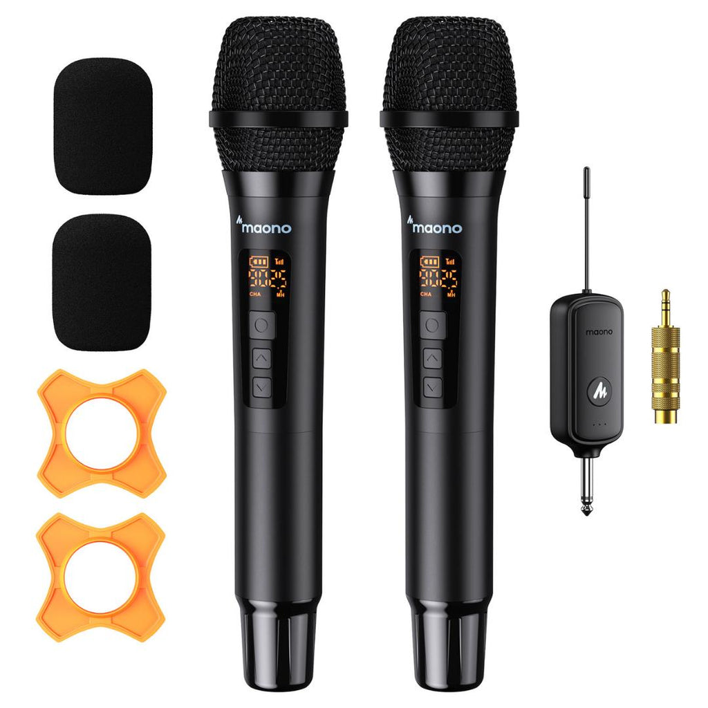 MAONO WM760 Handheld Wireless Dynamic Microphone System | werles murah A1 A2