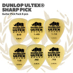 Dunlop Ultex Sharp Guitar Pick Pack 6 pcs - Pick Gitar
