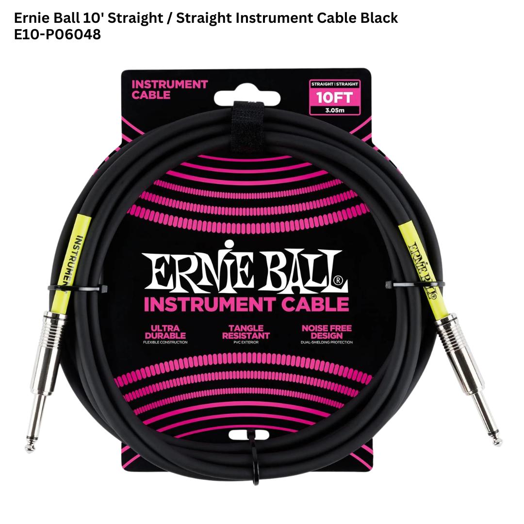 Ernie Ball PVC Straight to Straight Instrument Cable - Kabel Jack
