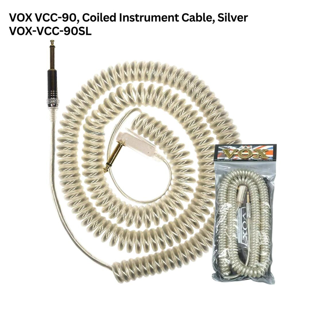 VOX VCC-90 Vintage Coiled Instrument Cable - Kabel Jack Intrumen