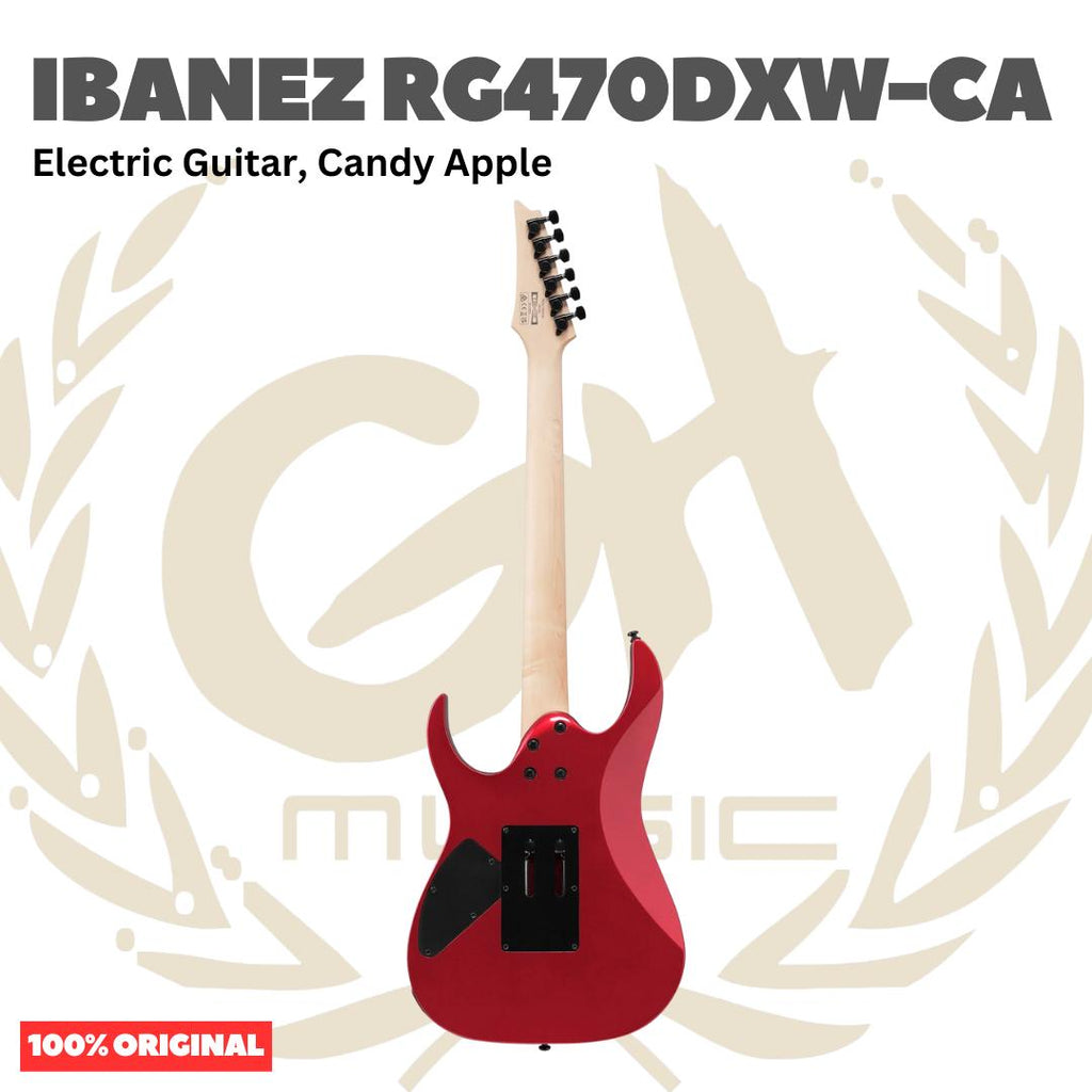 Ibanez RG470DXW-CA Electric Guitar, Candy Apple - Gitar Listrik Elektrik Original Asli