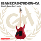 Ibanez RG470DXW-CA Electric Guitar, Candy Apple - Gitar Listrik Elektrik Original Asli
