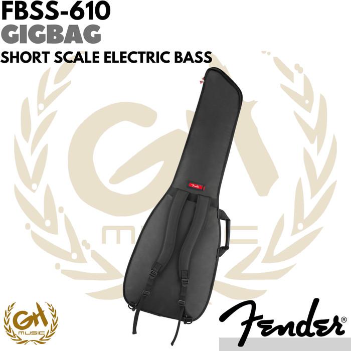 Fender FBSS-610 Short Scale Electric Bass Guitar Gig Bag - GigBag Bass