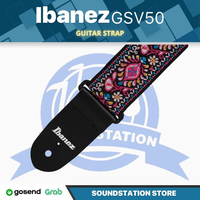 Ibanez GSV50 Guitar Strap - Strep Gitar Bass