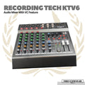Recording Tech KTV6 With VC Feature - 6 Channel Audio Mixer