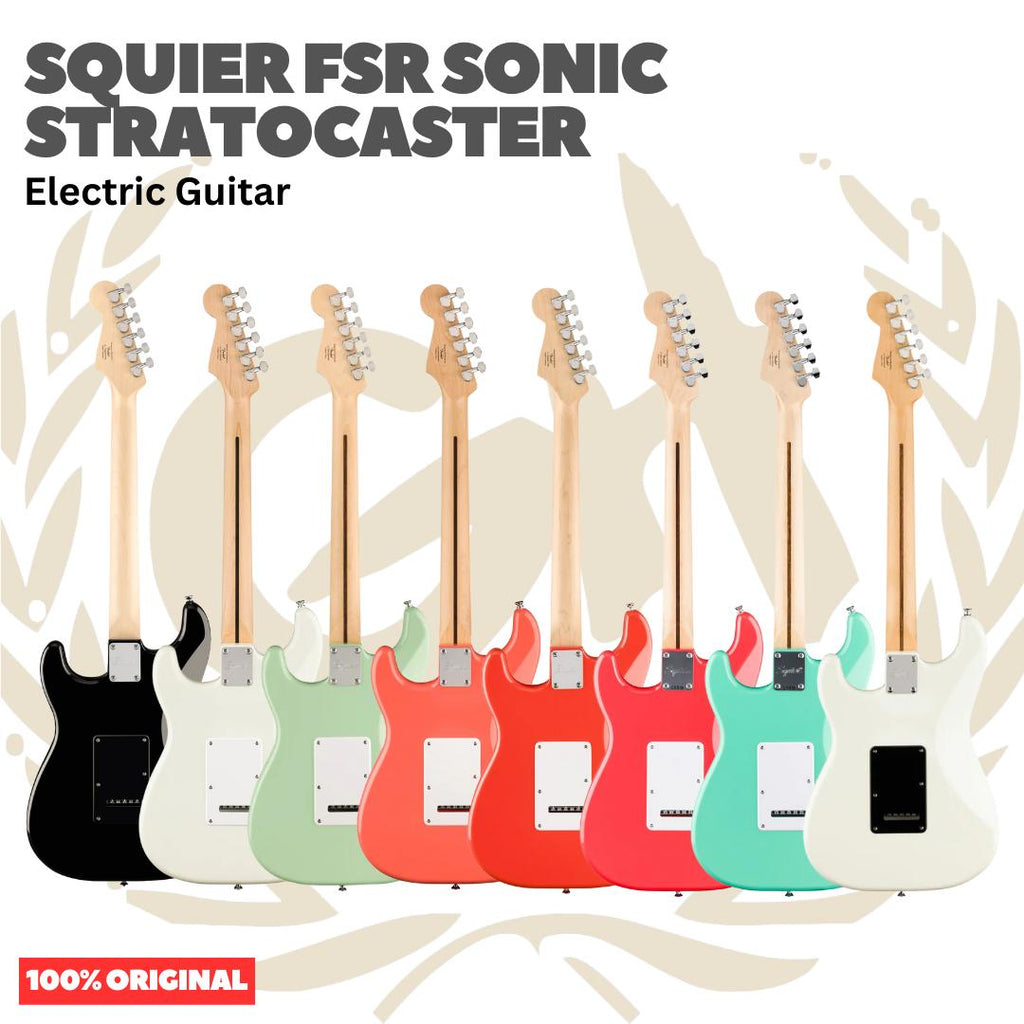 SQUIER FSR SONIC Stratocaster Electric Guitar | Gitar Elektrik Listrik