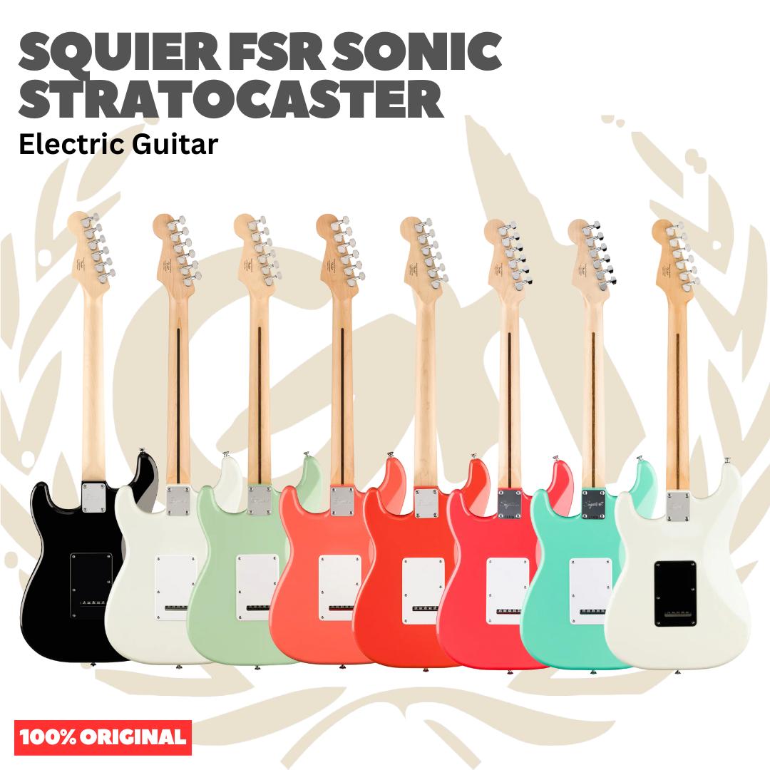 SQUIER FSR SONIC Stratocaster Electric Guitar | Gitar Elektrik Listrik