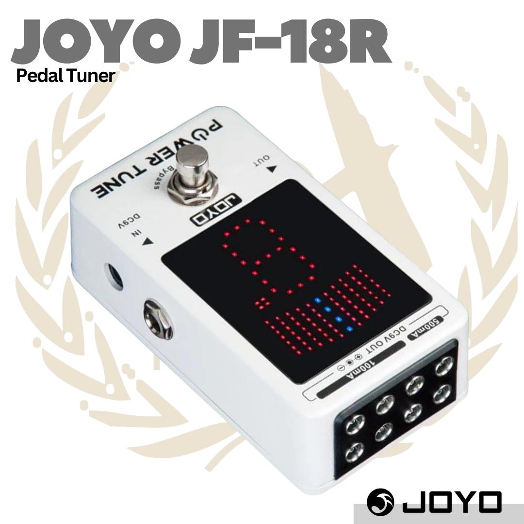 JOYO JF-18R Power Tune Tuner Pedal 2 in 1 - Adaptor / Power Supply + Tuner