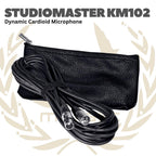 KM102 Dynamic Cardioid Microphone - KM 102 Mic Dinamik Studiomaster Mik Karaoke KM-102 Original
