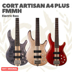Cort Artisan A4 Plus FMMH Electric Bass Guitar - Bass Listrik Elektrik