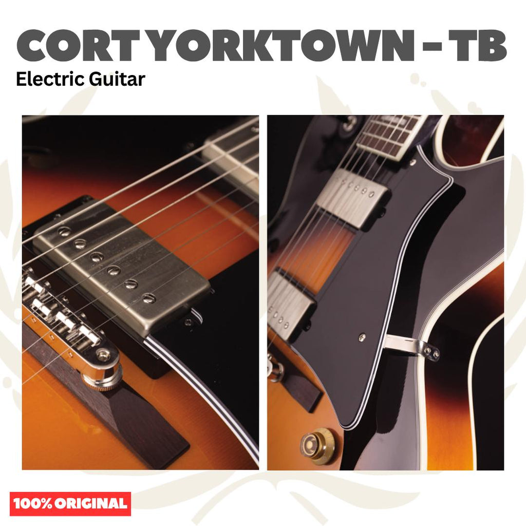 Cort YORKTOWN TB Acoustic Electric w/Case - Gitar Akustik Elektrik