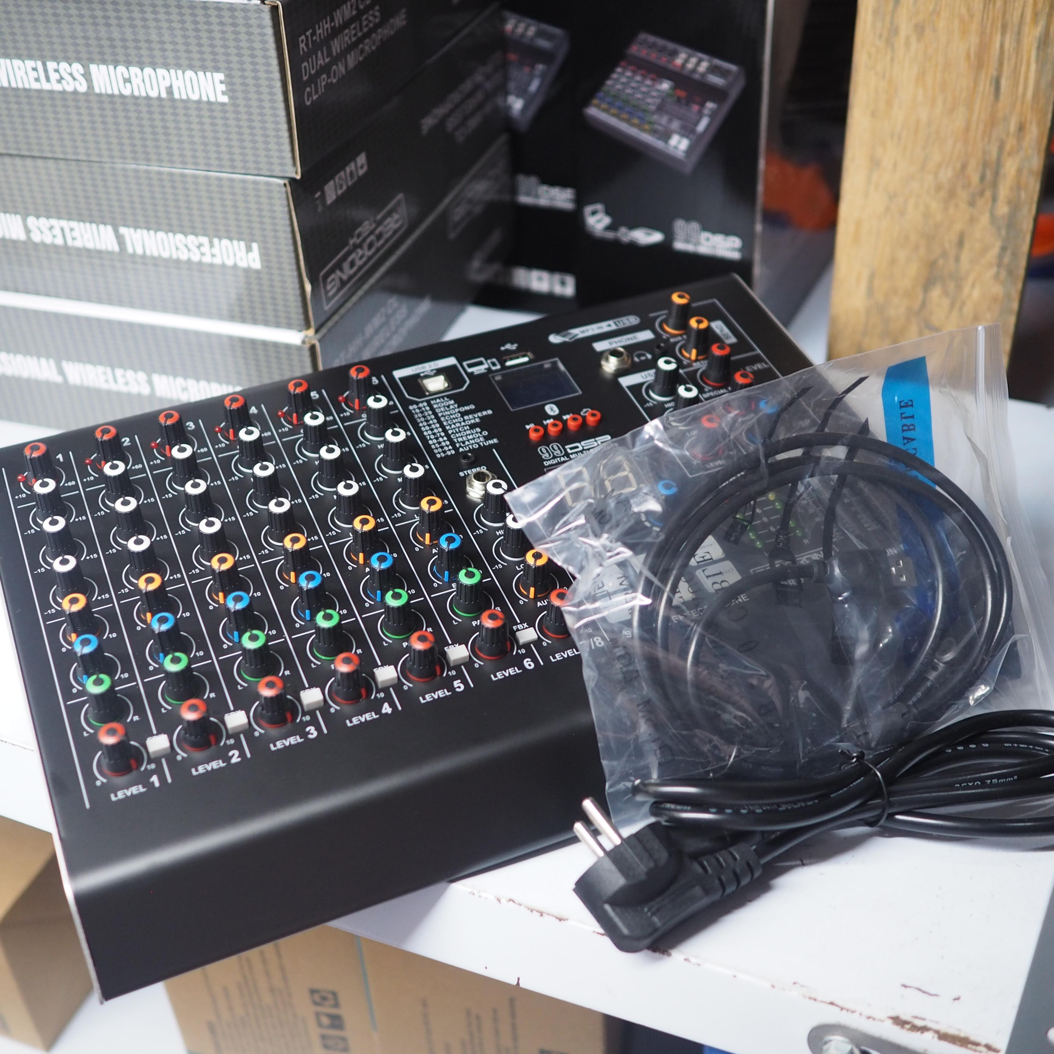 RECORDING TECH PRO-RTX8 8 Channel Professional Audio Mixer